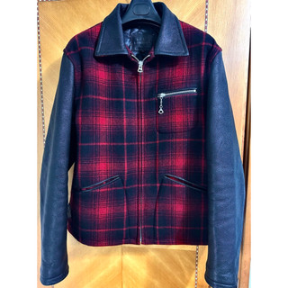 Real Simons Buffalo Jacket經典紅黑格紋外套（WOOLRICH/ Hunting Jacket)