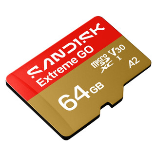 SANDISK Extreme GO 64G microSDXC U3 UHS-I V30 4K 記憶卡 公司貨保固