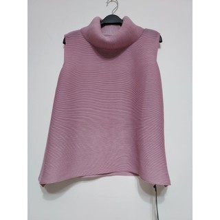 SO NICE 38專櫃品牌女裝摺衣百摺壓布無袖上衣全新