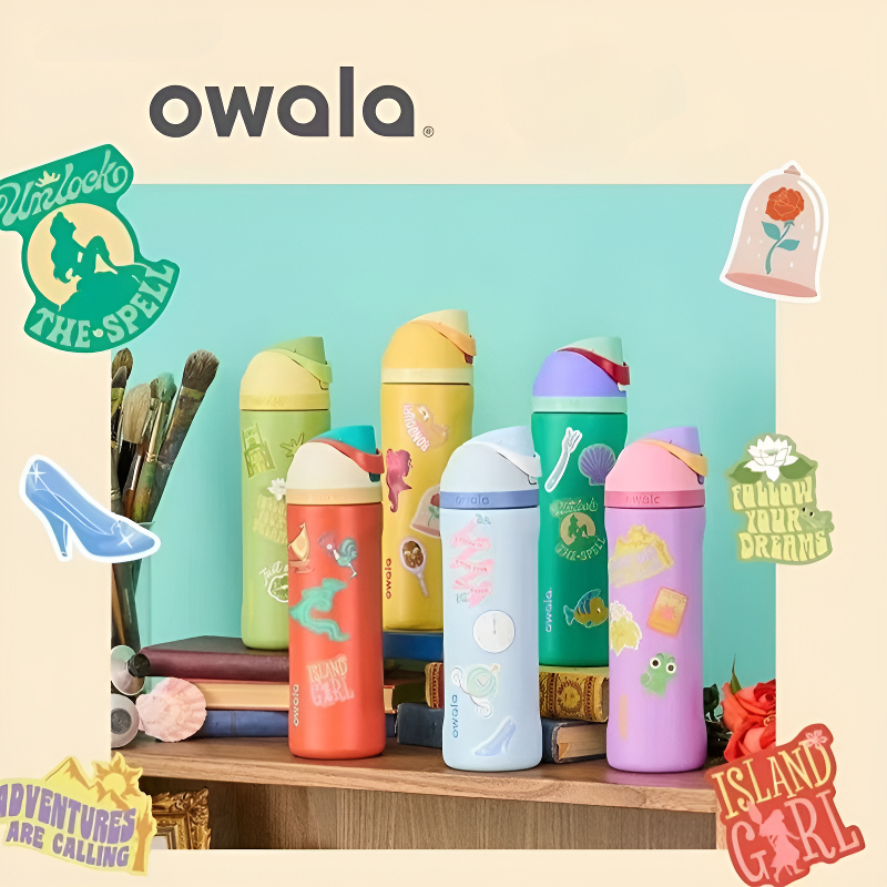 【新店開業 優惠多多】 不鏽鋼 水壺 保溫瓶 吸管杯 Owala FreeSip Disney 迪士尼公主聯名款