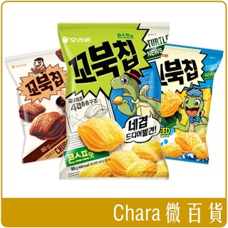 《 Chara 微百貨 》 韓國 好麗友 烏龜 餅乾 四層 玉米濃湯 原味 海苔 巧克力 團購 批發
