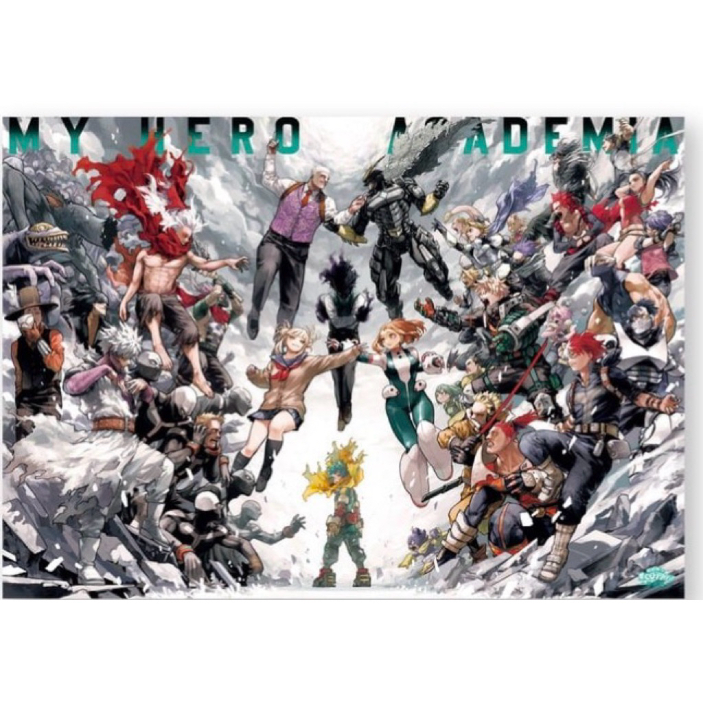 我的英雄學院主視覺海報/我的英雄學院展場限定海報/我的英雄學院敵對者vs英雄海報