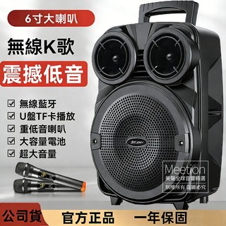 隔日達🚀60W大功率 藍芽喇叭藍芽音響 戶外音響大功率重低音炮 行動KTV卡拉ok手提音響 藍芽音箱會議促銷喇叭帶麥克風