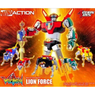 《預購2027/01》ActionToys MiniAction 金剛戰神 百獸王 Lion Force 普通版