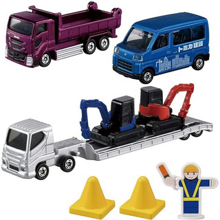 【現貨】Takara Tomy Tomica Town Construction Site Set 工事現場車組(附人偶