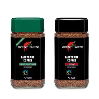 聊聊領優惠 ☕️【德國 Mount Hagen】公平貿易高地即溶咖啡（100g 玻璃瓶裝）