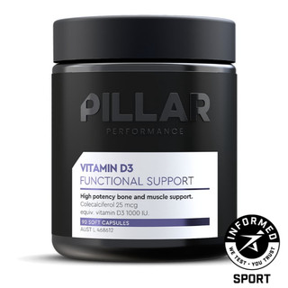 [大牌嚴選][台灣首賣] 【PILLAR Performance】Vitamin D3 維生素 D3 高效能膠囊 (9