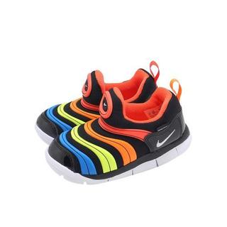 Nike 休閒鞋 Dynamo Free TD 小童 毛毛蟲鞋 學步鞋 好穿脫 舒適 黑彩 343938018