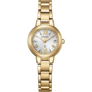 【CITIZEN 星辰】 XC 限量光動能電波白蝶貝女錶ES9433-56A 25mm現代鐘錶