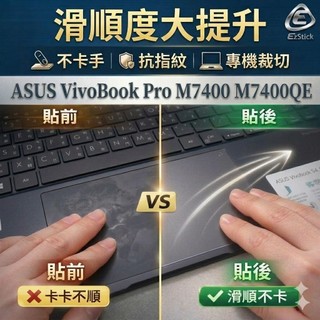 【Ezstick】ASUS VivoBook Pro M7400 M7400QE TOUCH PAD 觸控板保護貼