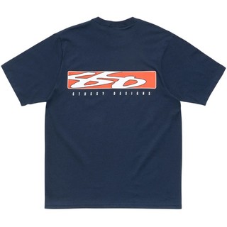 STUSSY 1905184 S BOX TEE 短T (深藍色) 化學原宿