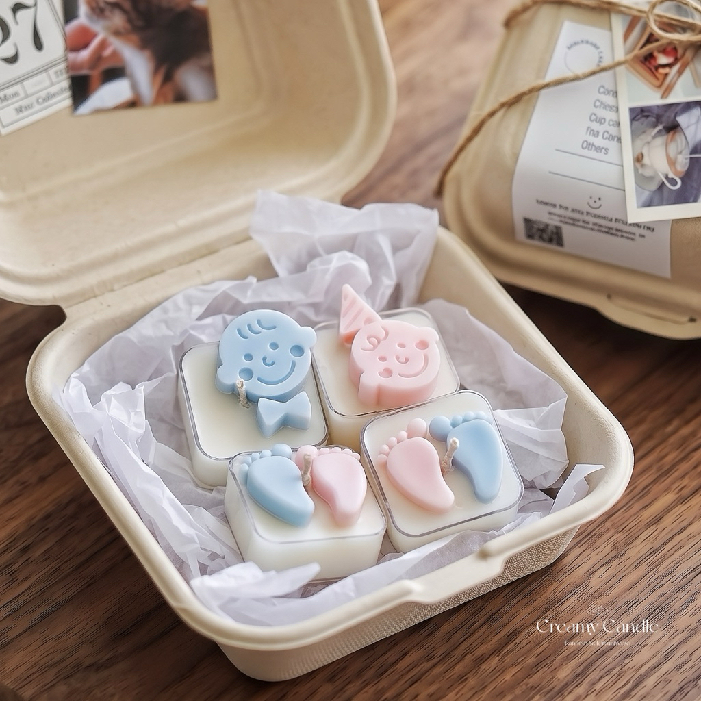 性別派對の香氛蠟燭【CreamyCandle】十款香調任選/大豆蠟燭/性別派對/聖誕節禮物/交換禮物/生日禮物/畢業禮物