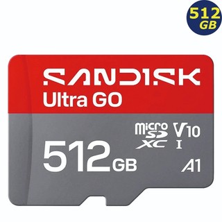 SanDisk 512G 512GB microSD ultra GO 190MB A1 SDSQUGN-512G記憶卡
