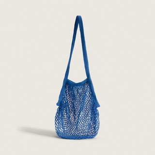 [unclev1966] VANS SUNSET SUMMER MESH BAG 藍色 日系 復古 漁網 編織 肩背袋
