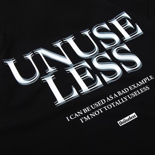 2️⃣件折2503️⃣件折500【 Unuseless 】Motion Blur 寬版重磅短T ( 黑 ) 100%純棉