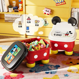 正版授權 Disney 迪士尼收納系列-收納凳 多功能收納椅 兒童椅子 小凳子 門口穿鞋凳 客廳小矮凳 兒童玩具收納椅