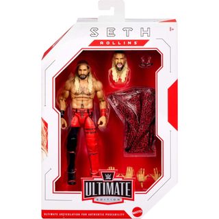 ☆阿Su倉庫☆WWE摔角 Seth Rollins Ultimate Edition 30 SR終極精華版人偶附頭雕偶衣
