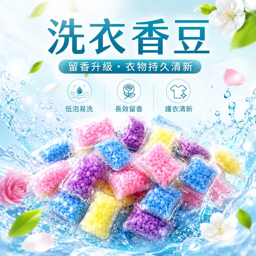 【台灣出貨】洗衣香豆｜衣物芳香豆｜香氛豆｜香香豆｜洗衣凝珠｜芳香洗衣球｜留香珠｜香氛洗衣球｜衣物芳香劑｜洗衣香香豆