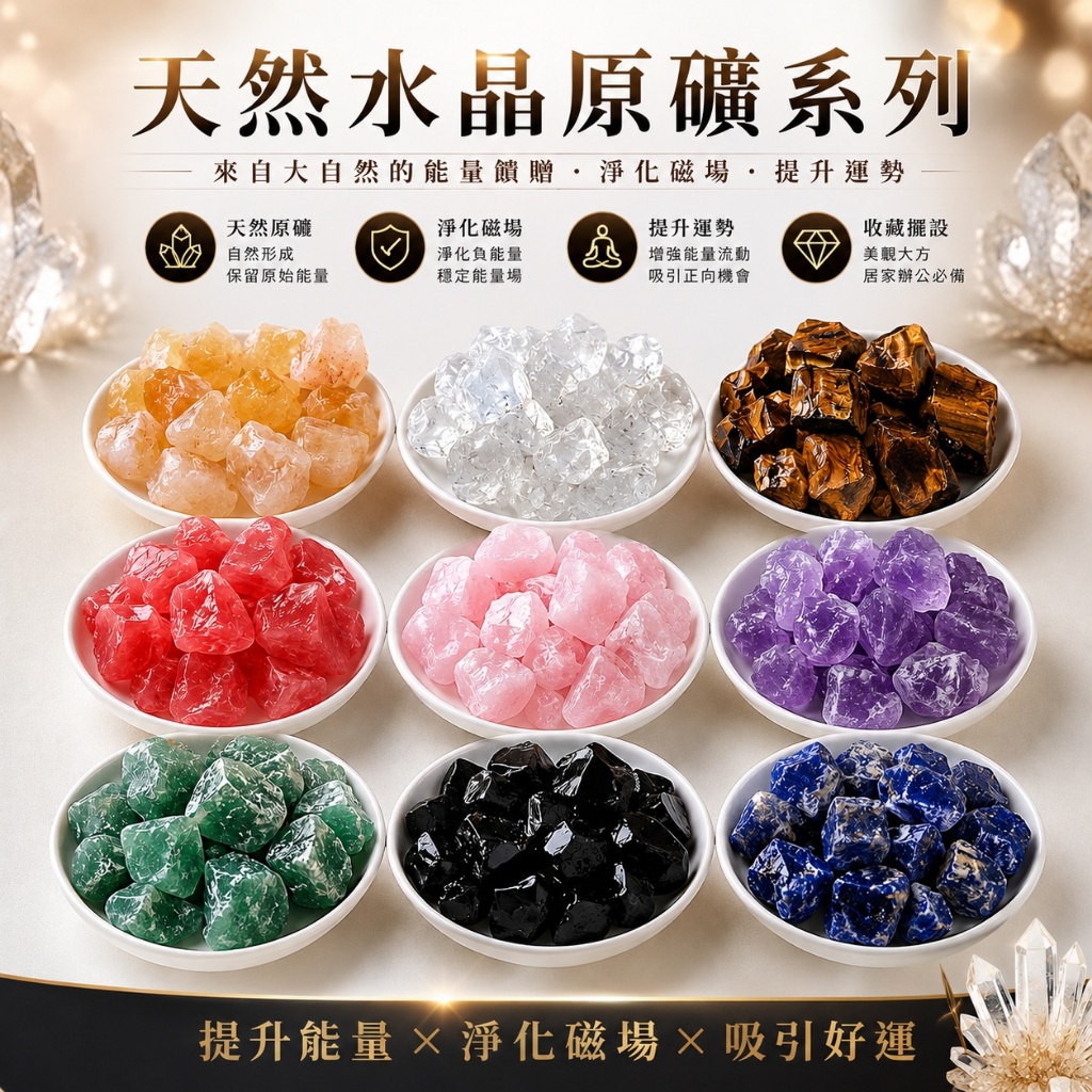 【𝐋𝐢𝐟𝐞𝐮𝐧𝐞】天然水晶原礦 擴香石 開運招財 能量淨化 水晶原石 白水晶 粉水晶 紫水晶 黃水晶 黑曜石 拉長石