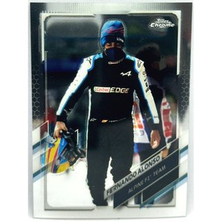 Fernando Alonso 2021 Topps Chrome F1 Alpine 賽車卡 車手卡