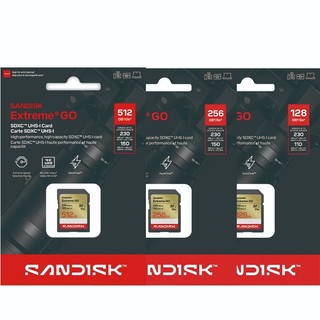 SanDisk 128G 128GB 256G 512G 512GB Extreme GO SDXC 4K 記憶卡