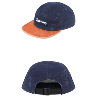 【MAVOX當日出貨】Supreme帽子 五分割帽 Denim Camp Cap Washed Black 水洗老帽