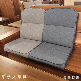 【永大傢俱】臺疆耐磨皮實木椅墊 ( L型木椅椅墊 木椅沙發墊 木椅坐墊 座墊 靠墊 背墊 )