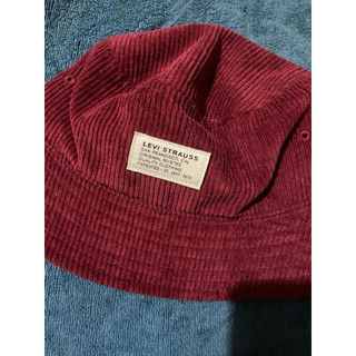 二手 古著 Levi’s 燈蕊絨 漁夫帽 m 約 57cm 帽 帽子
