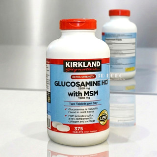 28/07🐿️ Kirkland 科克蘭glucosamine +MSM 葡萄糖胺含甲基磺醯甲烷 375顆