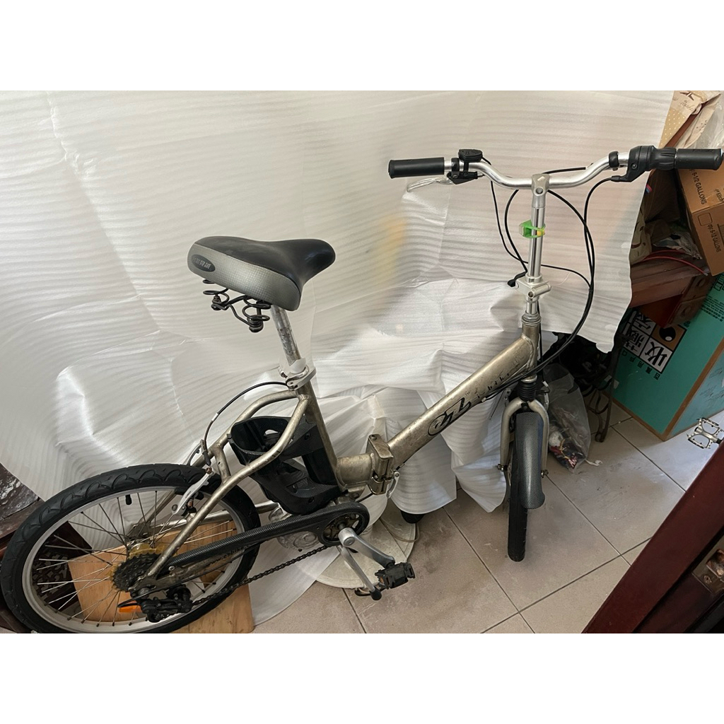 二手 銀色 改裝 電動 輔助 自行車 腳踏車 零件車(無電池)現況出售
