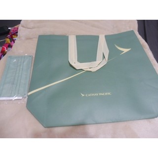 國泰航空 購物袋/環保袋+口罩 Cathay Pacific Air 國泰
