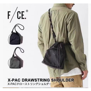 日本代購F/CE. X-pac Drawstring Shoulder 防水 潮 流小水桶包側背包日單藍零碼