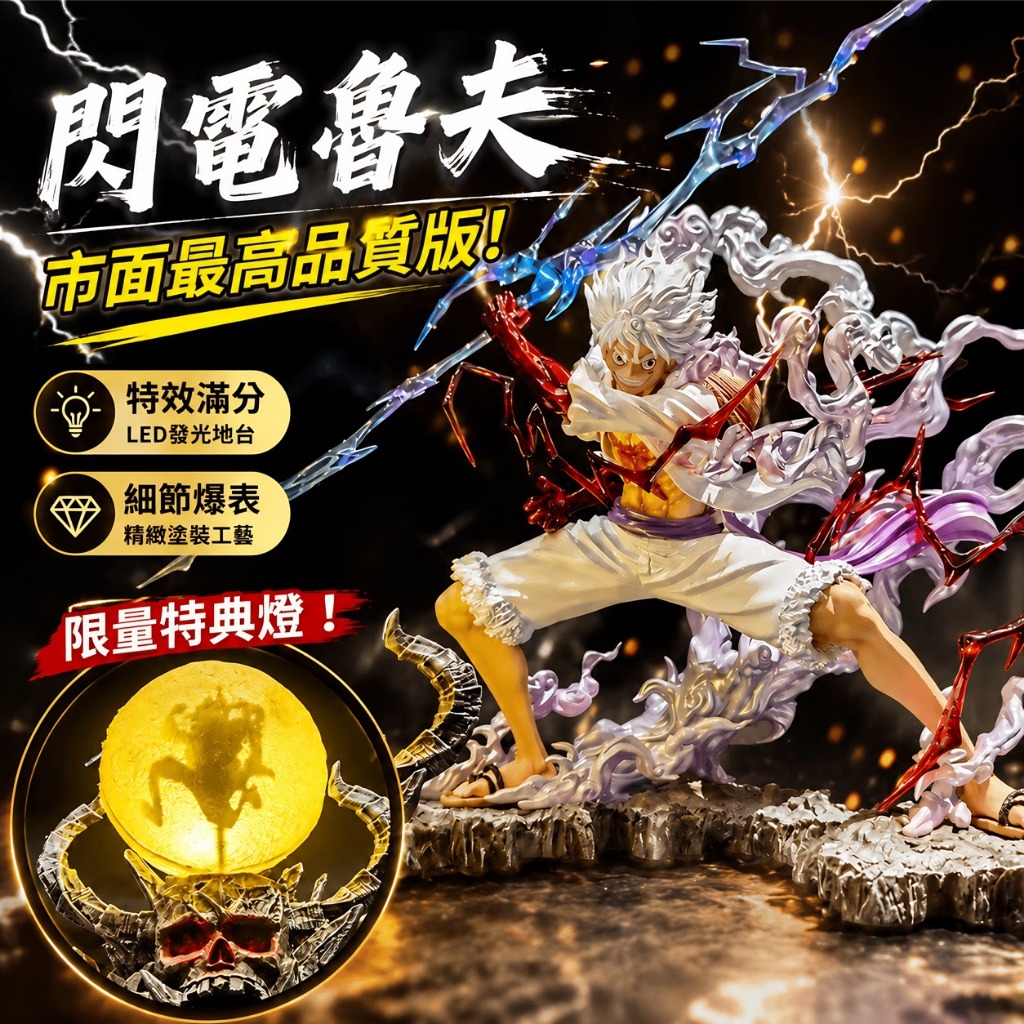 尼卡魯夫gk 五檔魯夫gk  航海王 海賊王公仔 one piece 五檔尼卡路飛 動漫 手辦 【世順屋】