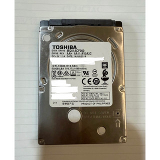 Toshiba 東芝 2.5吋 500GB HDD硬碟 7200轉