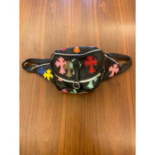Chrome Hearts克羅心Leather Multicolor Cross Snat Pack腰包斜背包胸包CH