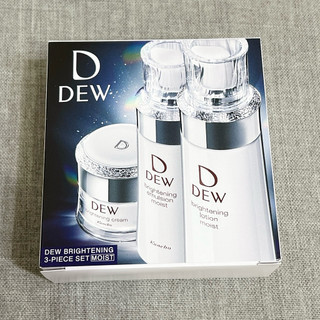 短效出清‼️佳麗寶 DEW 淨潤白三品組 (輕潤/清爽）柔膚露40ml+柔膚乳40ml+柔膚霜9g