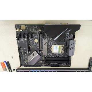 ASUS STRIX Z370-F GAMING 電競主機板+擋板 大板 8-9代 二手良品