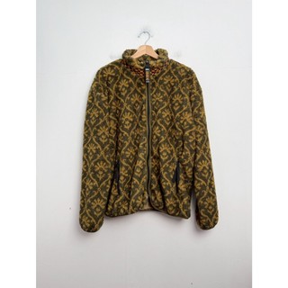 【WUSO】KAPITAL Yosemite Printed Fleece Jacket SIZE 3