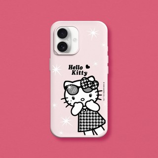 犀牛盾適用iPhone SolidX MagSafe相容強化吸震緩衝防摔磁吸手機殼∣Hello Kitty/千鳥格長腿款
