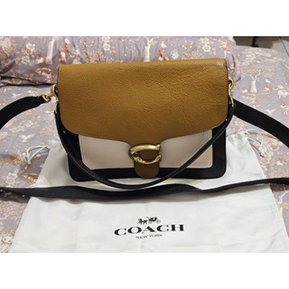 真品COACH Tabby 30｜專櫃2萬+｜大容量可放長夾折傘｜拼接麂皮 通勤包 肩背包