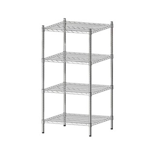 dayneeds 荷重型60x60x120四層插管電鍍波浪架 鐵架 層架 收納架 廚房架 置物櫃