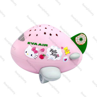 免稅品代購—臺灣現貨／長榮航空EVA AIR HELLO KITTY 粉萌機 LED 音樂夜燈／彩繪機三麗鷗Sanrio
