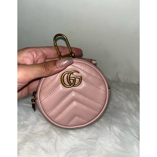 Gucci Marmot 粉色鑰匙零錢包