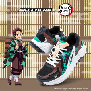 SKECHERS x 鬼滅之刃 MONSTER EVO 聯名款 休閒鞋 男 黑色 802031BRMT