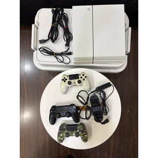 二手 PlayStation 4 500G型號：CHU-1207A(出廠年份2015）+SSD固態硬碟1000G