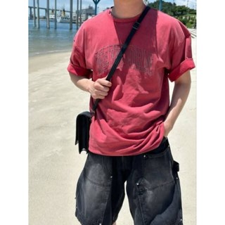 LOWELL 水洗電袖短T