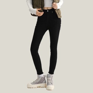 PALLADIUM SKINNY JEANS 女 黑色 長褲 合身 牛仔褲 顯瘦 197445-008