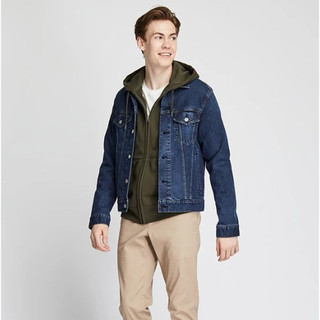 二手牛仔外套 Uniqlo Denim Jacket Navy L (Fits M)