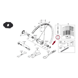SHIMANO 氣嘴工具 Dura-Ace Ultegra GRX XTR Deore XT 相容型號參考描述