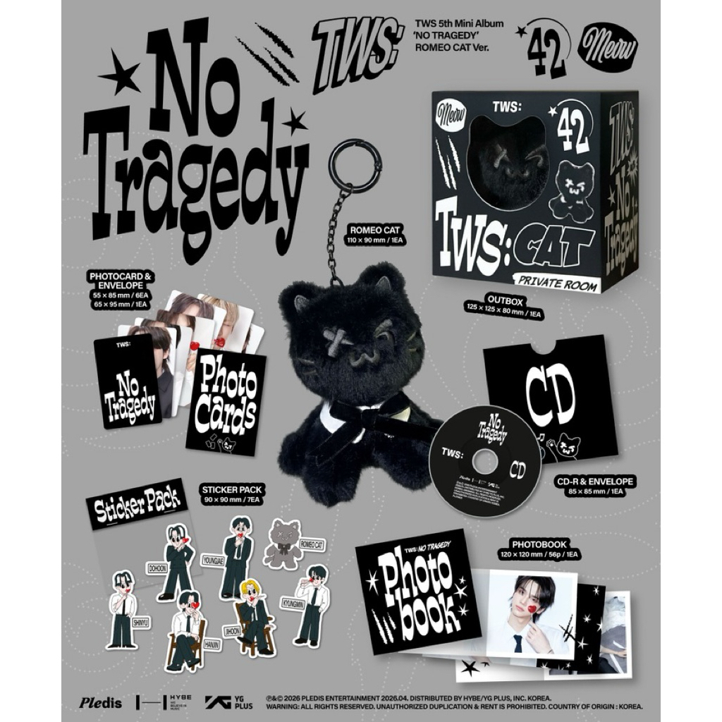正版現貨_TWS_NO TRAGEDY (ROMEO Ver.)_PHOTO CARD_成員單售